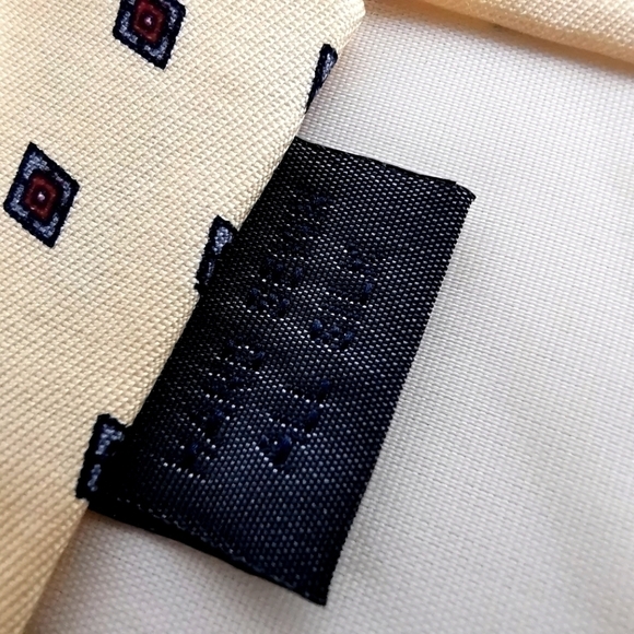 Club Room Vintage Cream / Beige Hand Sewn 100% Silk Long - Picture 7 of 10